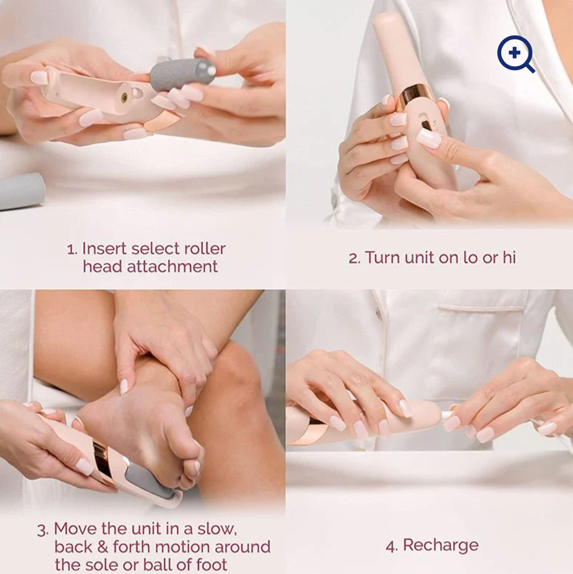 Electric Pedicure Foot File Callus Remover