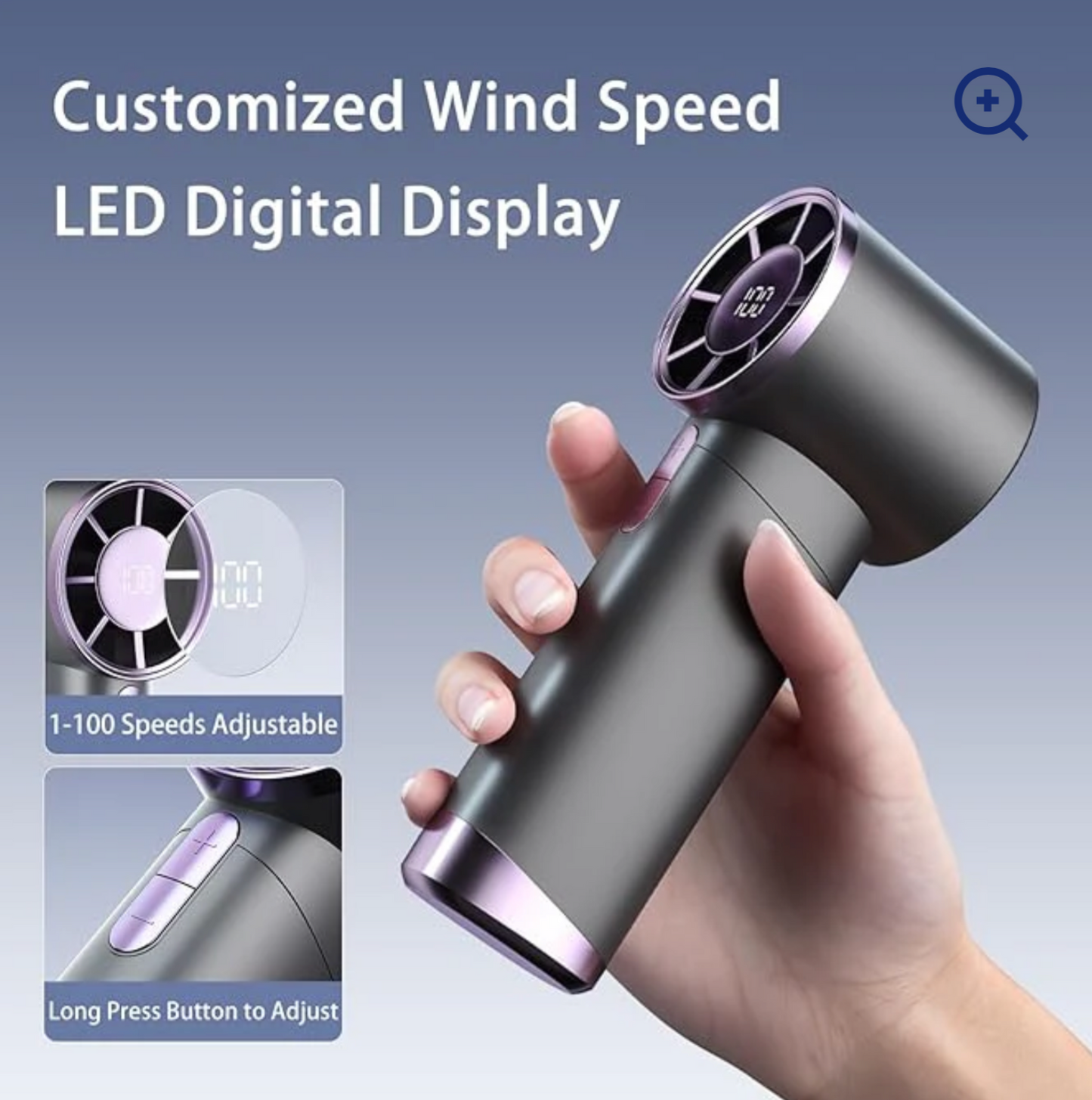 Portable Hurricane Handheld Fan