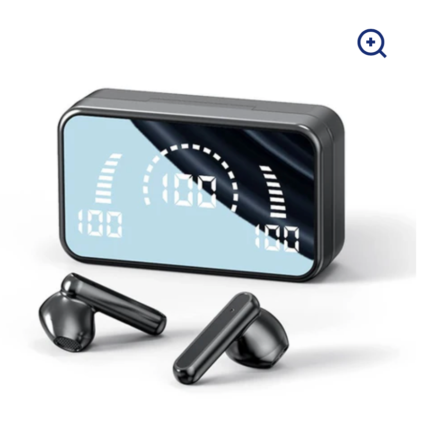 Wireless Bluetooth Earphone In-ear Super Long Standby Wireless Headsets With Mic LED Stereo Audio Sport Earbuds